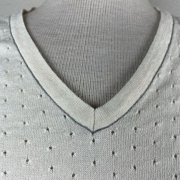 Vintage Nike V-Neck Wool Blend Golf Sweater EUC - Picture 3 of 9